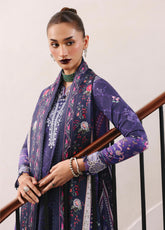 QPrints By Qalamkar Embroidered Jacquard Weaved 3 Piece Unstitched Suit QLM25QP D-QW-3B VANNA